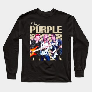 Purple Majesty Deep Band-Inspired Apparel Fit for Rock Royalty Long Sleeve T-Shirt